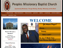 Tablet Screenshot of peoplesmissionarybaptistchurch.org